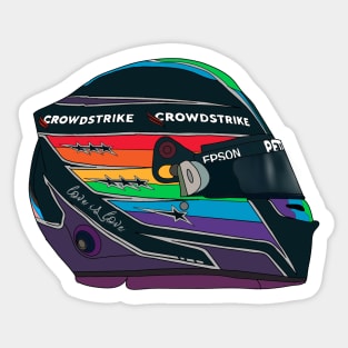 Lewis Hamilton - Pride Helmet Sticker